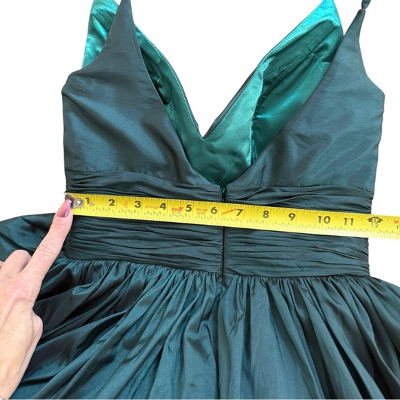 Mac Duggal Women’s Teal Green Ball Gown Prom Dress NWT Size 4 Size Small Formal - Picture 11 of 17